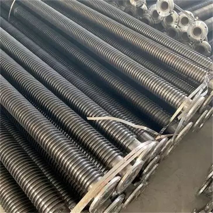 Stainless hlau Corrugated Finned Tubes