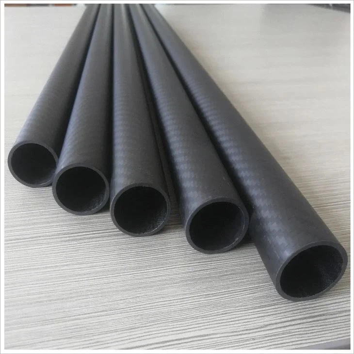 3K TWILL Carbon Steel Seamless Tube